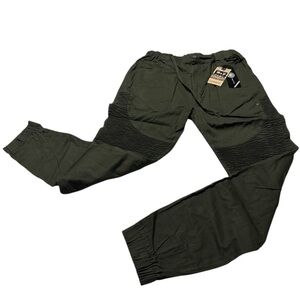 M&P Collection Olive Green Joggers | Cargo Pants